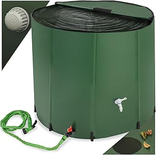 tectake® Récupérateur Eau de Pluie Pliable Réservoir d