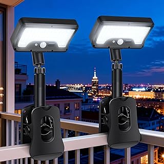 Éclairer son balcon : les meilleures solutions d'éclairage tendance Lot de 2 lampes solaires d